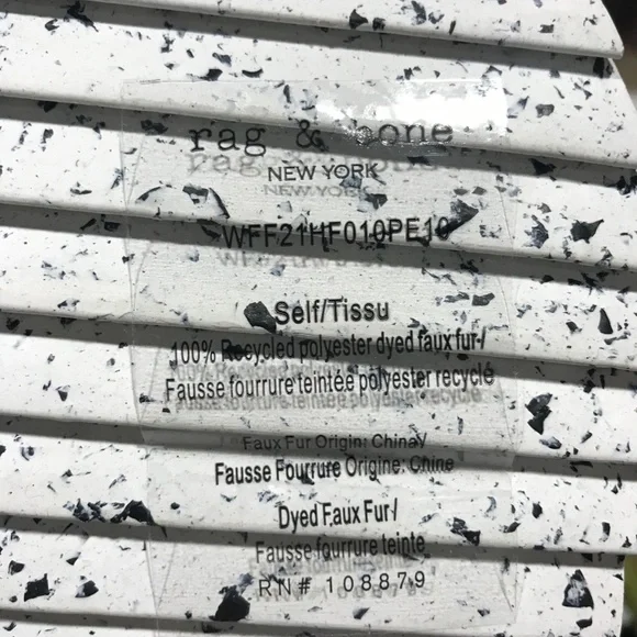 Nordstrom Rag & Bone Retro Runner Faux Fur Sneaker Size 10 US 40 EU - Picture 10 of 11